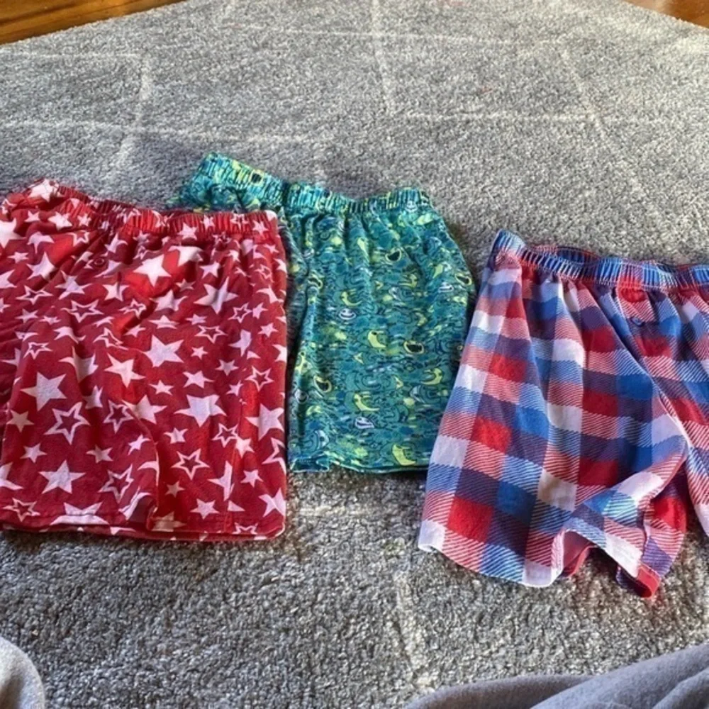Cat & Jack bundle of 3 stretchy cozy shorts /longe shorts 12/14